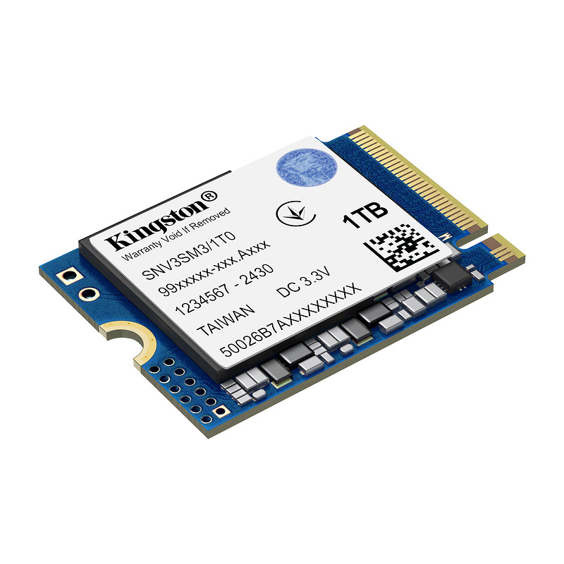 Kingston Technology 1000G NV3 M.2 2230 NVMe SSD - Billede 2