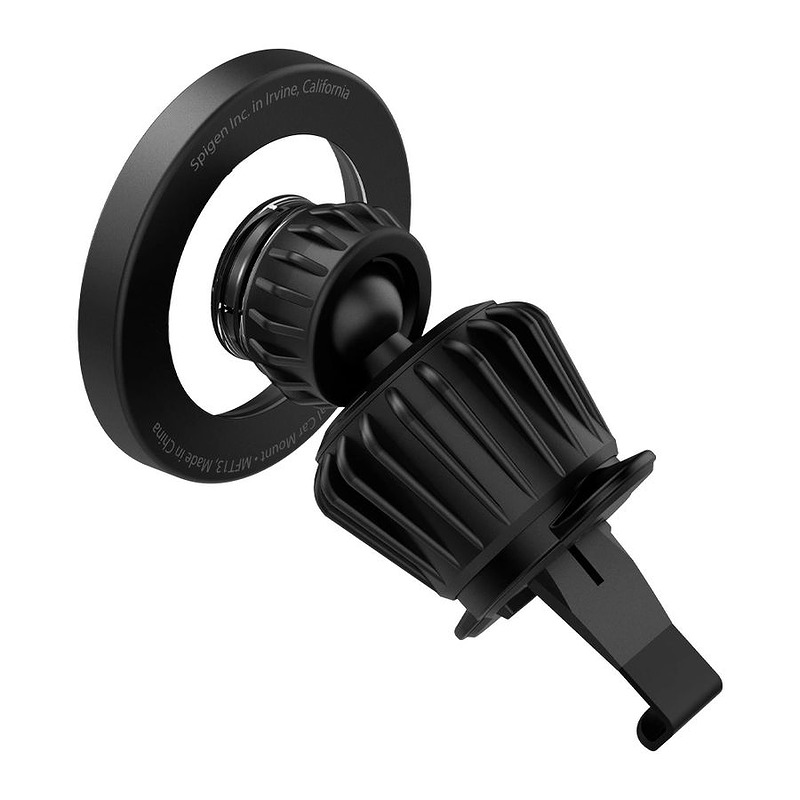 SPIGEN MFT13 MAGNETIC MAGSAFE DASHBOARD & VENT CAR MOUNT BLACK - Billede 4