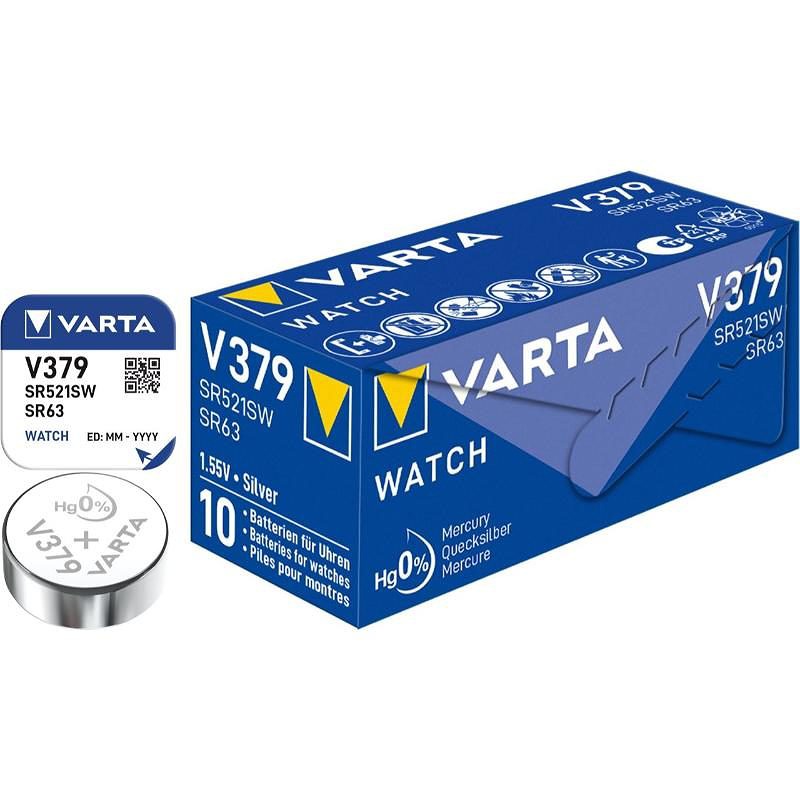 Batteri, knapcelle Varta SR63
