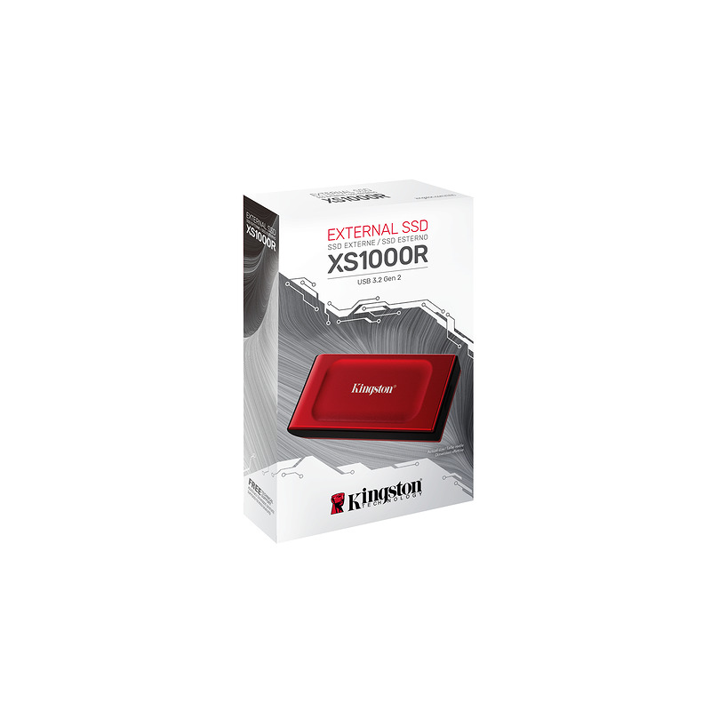 Kingston Technology XS1000 Red - Billede 5