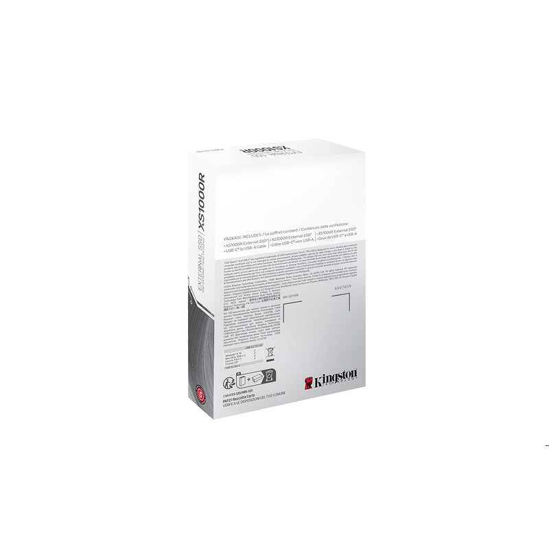 Kingston Technology XS1000 Red - Billede 6