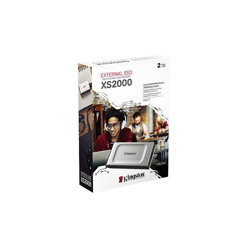 Kingston Technology 2000G PORTABLE SSD XS2000 - Billede 6