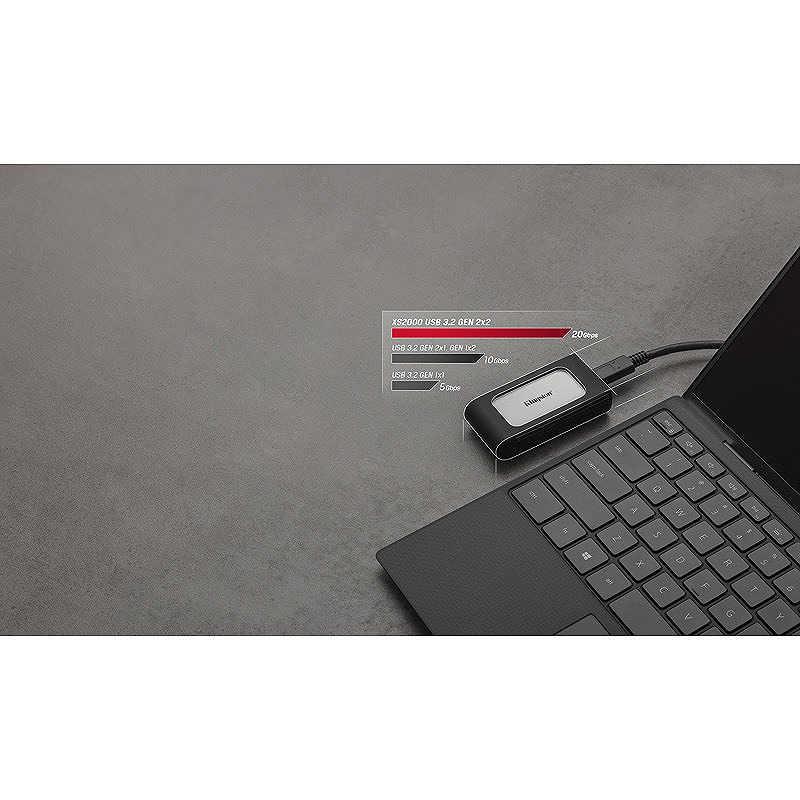 Kingston Technology 2000G PORTABLE SSD XS2000 - Billede 10