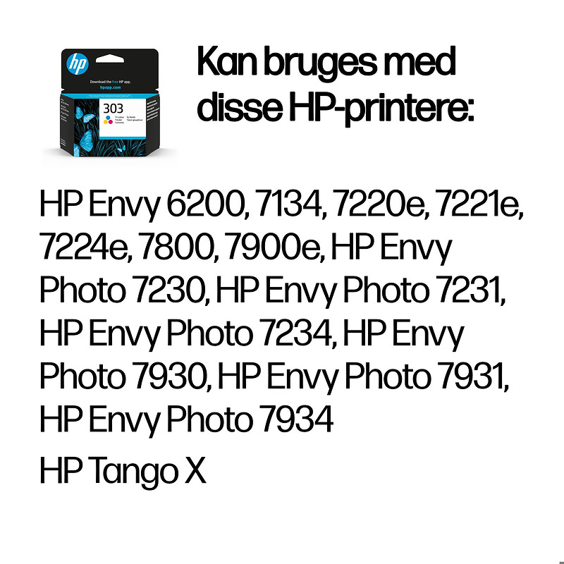 Blækpatron HP 303 - Billede 2
