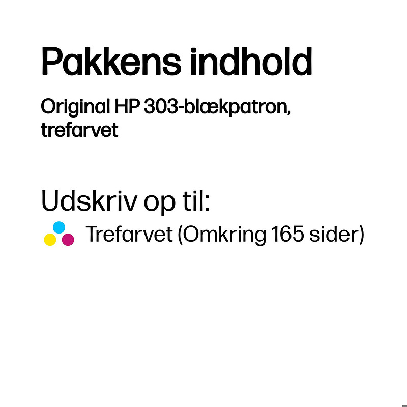 Blækpatron HP 303 - Billede 3