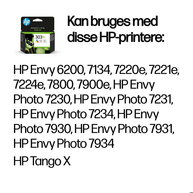 Blækpatron HP 303XL - Billede 2