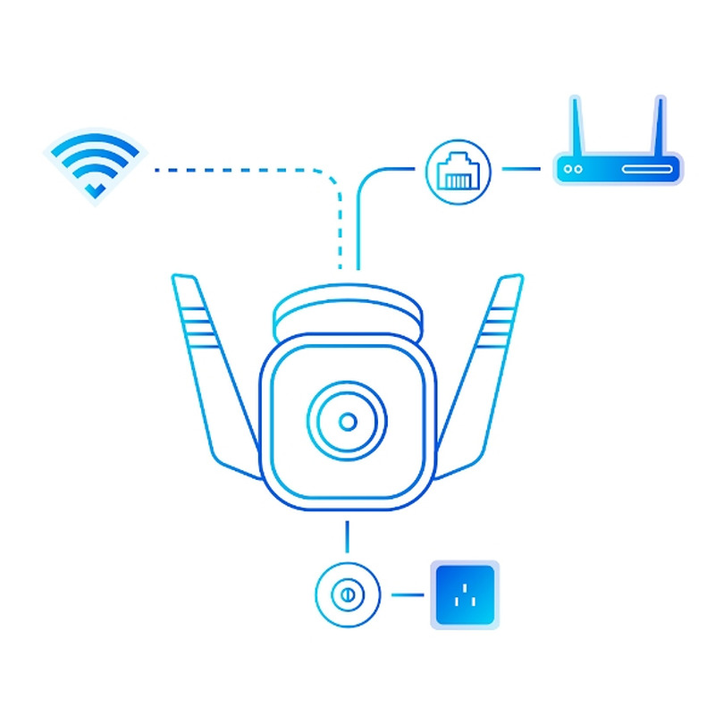 TP-LINK, Surveillance Camera White - Billede 3