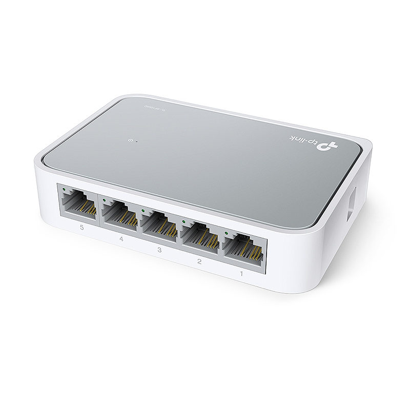 TP-Link TL-SF1005D Administreret Fast Ethernet (10/100) Hvid - Billede 2