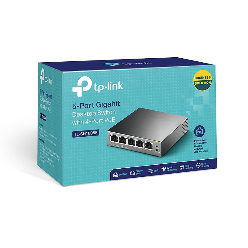 TP-Link TL-SG1005P - Billede 5