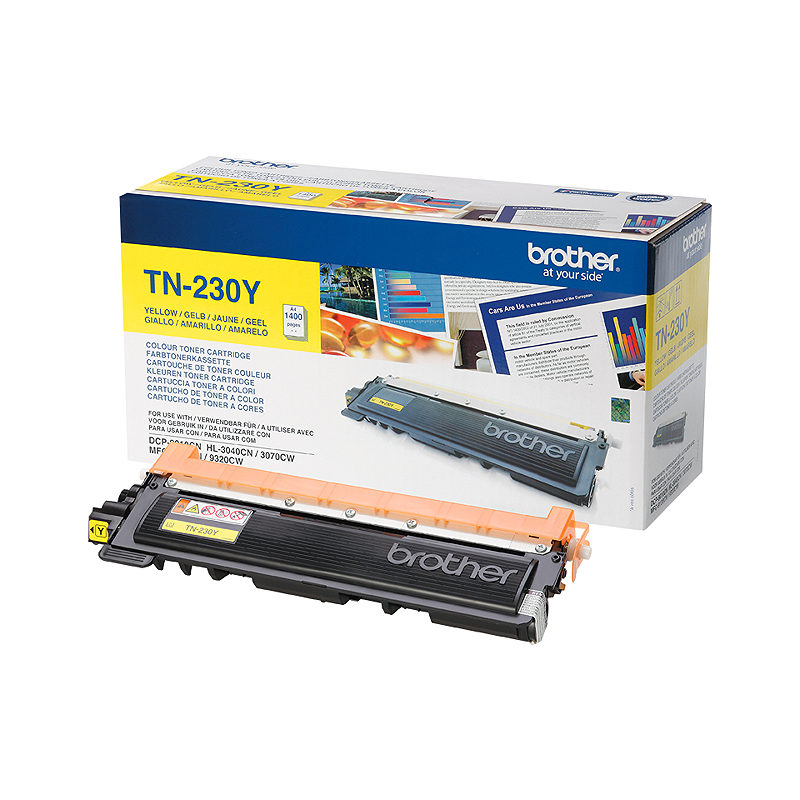 Brother TN-230Y tonerpatron 1 stk Original Gul
