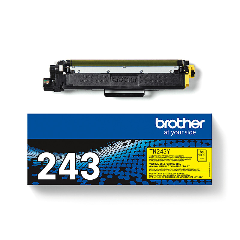 Brother TN-243Y tonerpatron 1 stk Original Gul - Billede 4