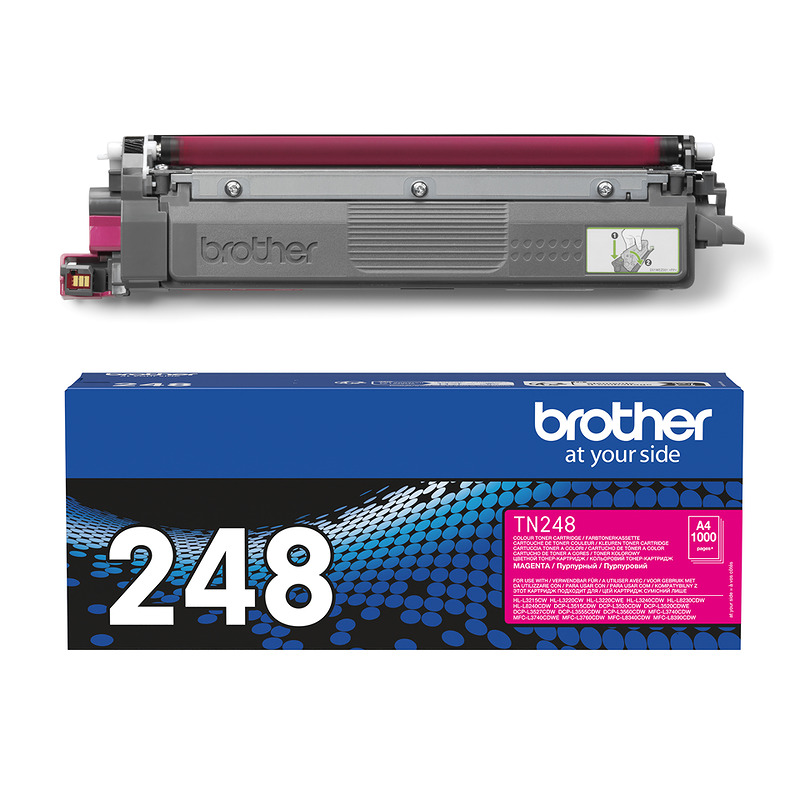 Brother TN-248M tonerpatron 1 stk Original Magenta - Billede 3