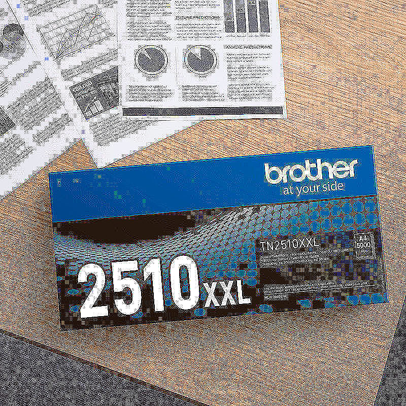 Brother TN-2510XL tonerpatron 1 stk Original Sort - Billede 2