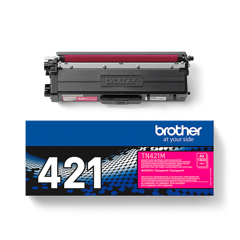 Brother TN-421M tonerpatron 1 stk Original Magenta - Billede 4