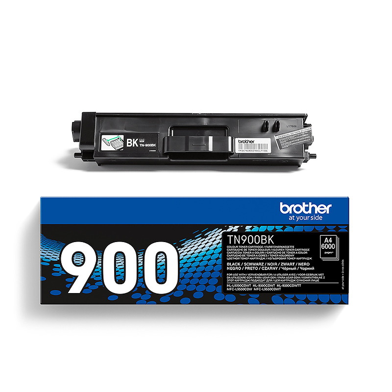 Brother TN-900BK tonerpatron 1 stk Original Sort - Billede 4