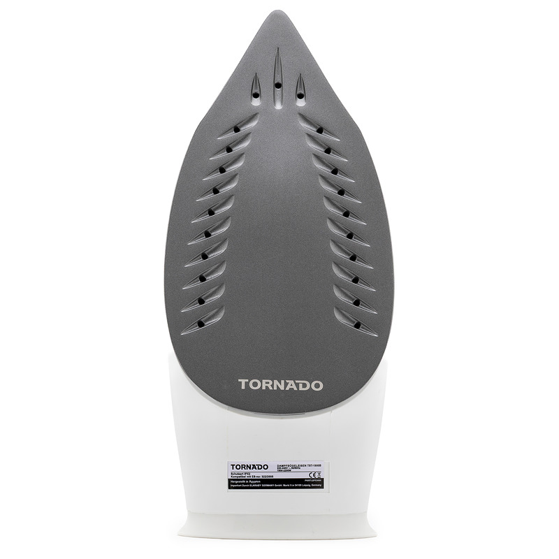 TORNADO TST-1800B strygejern Dampstrygejern Teflon 1800 W Hvid - Billede 4