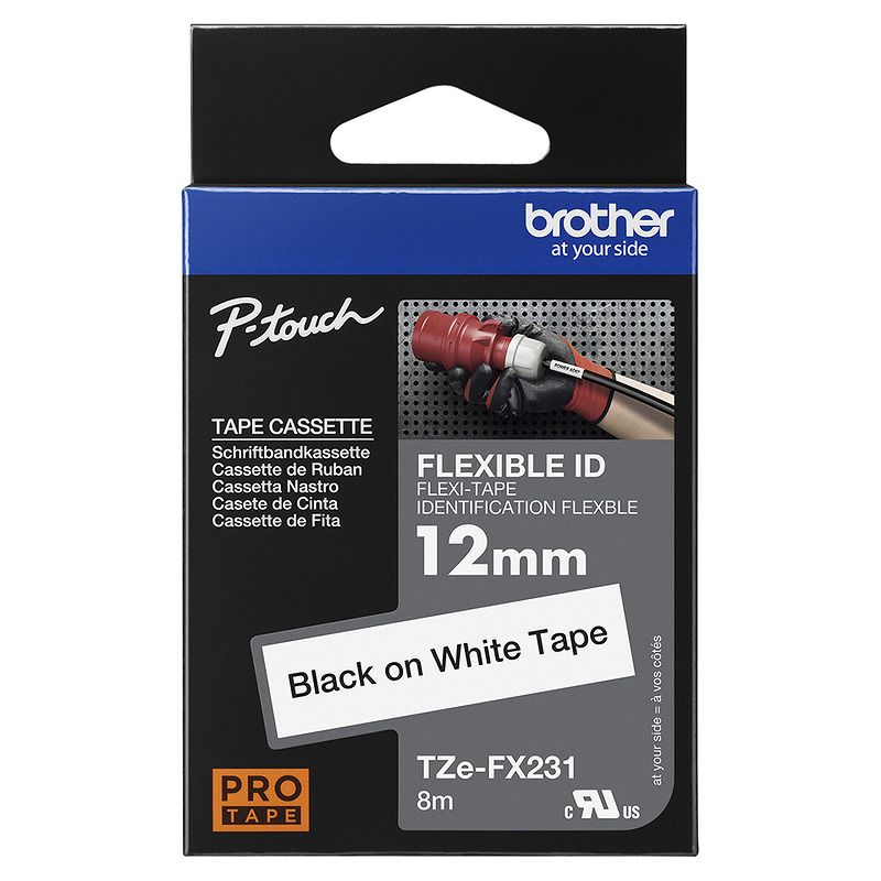 Prægetape, Brother TZEFX231 extra klæben - Billede 3
