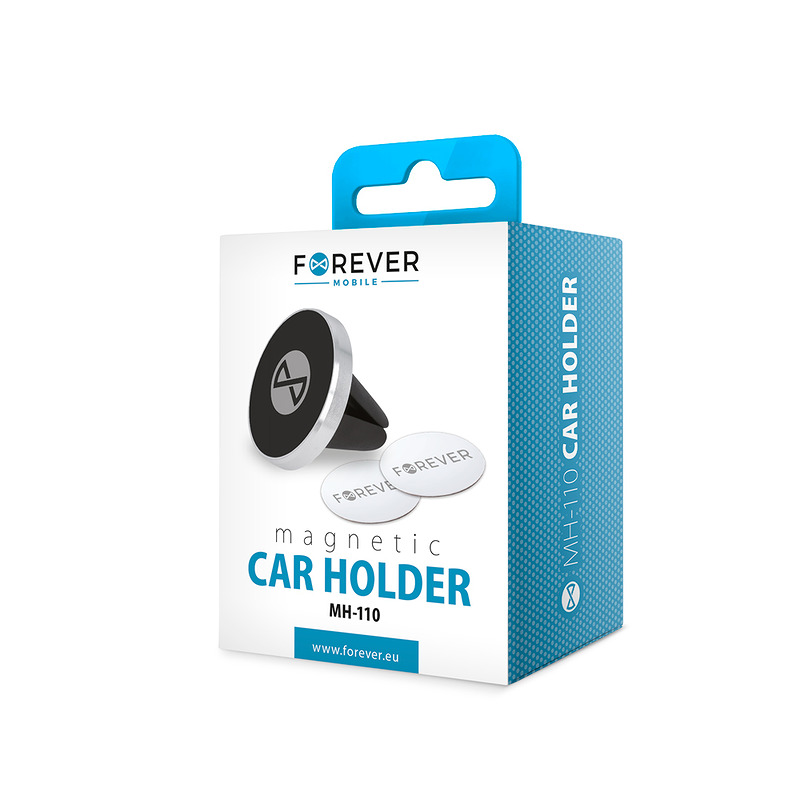Forever car holder for air vent MH-110 magnetic black - Billede 2