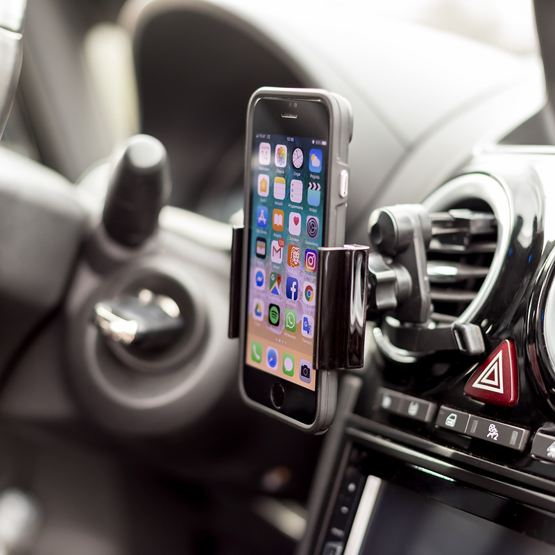 Forever car holder for air vent AH-100 black - Billede 3