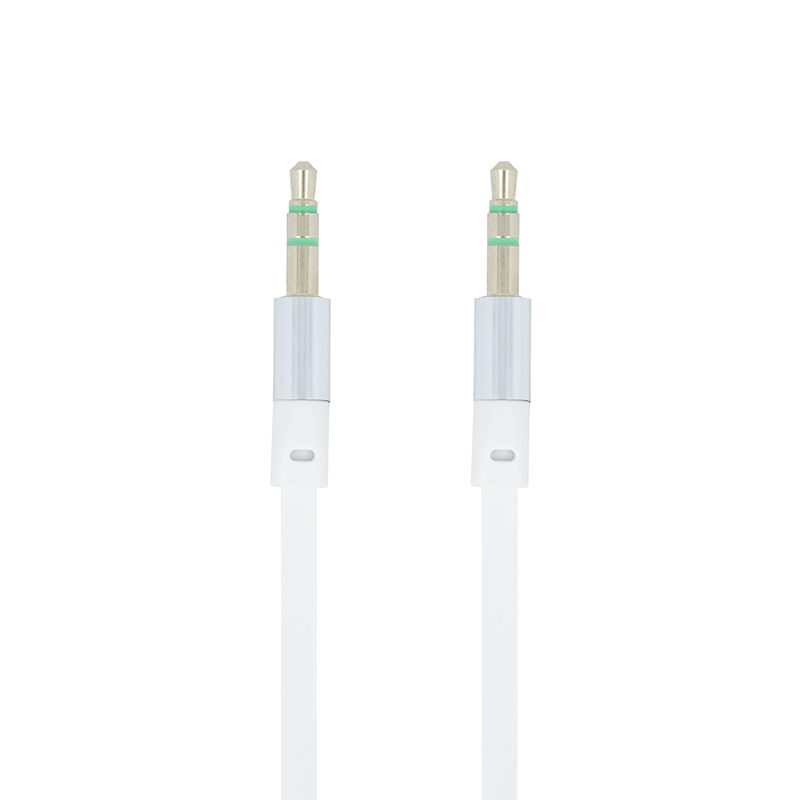 Forever audio cable jack 3,5mm - jack 3,5mm 1,0 m white