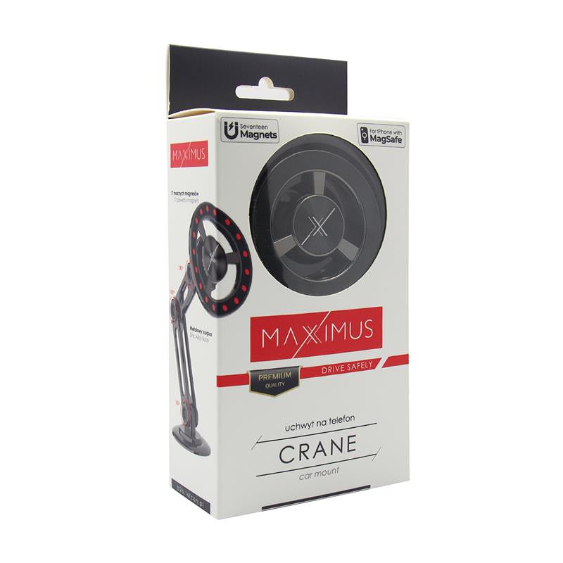 MAGNETIC CAR HOLDER MX CRANE (MAGSAFE) BLACK - Billede 5
