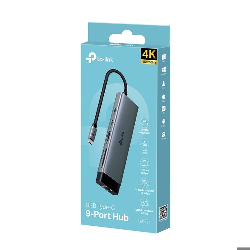 TP-Link UH9120C interface hub - Billede 4