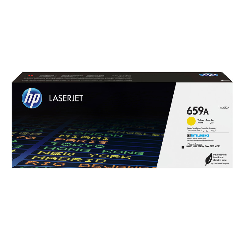 HP LaserJet 659A Original -tonerpatron, gul