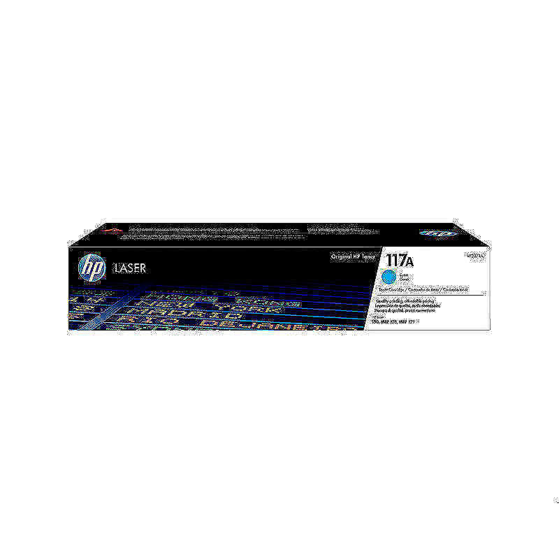 HP 117A Original lasertonerpatron, cyan