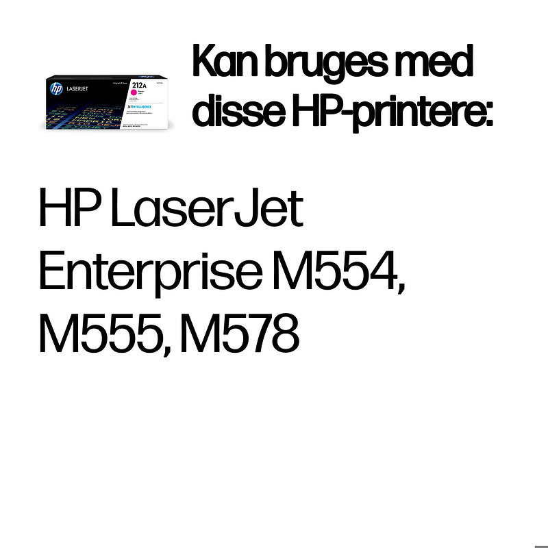 HP Original 212A LaserJet-tonerpatron, magenta - Billede 2