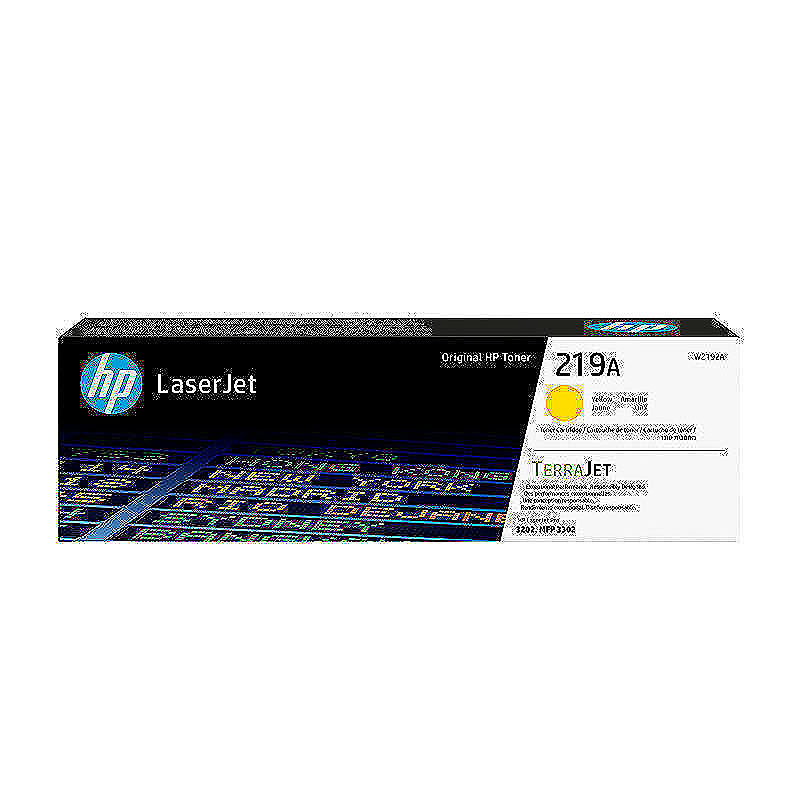 HP 219A original LaserJet-tonerpatron, gul