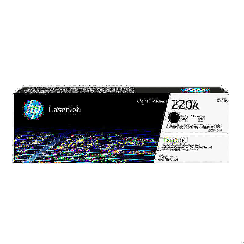 HP 220A original LaserJet-tonerpatron, sort