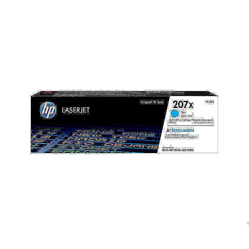 HP 207X Original LaserJet-tonerpatron, cyan med høj kapacitet