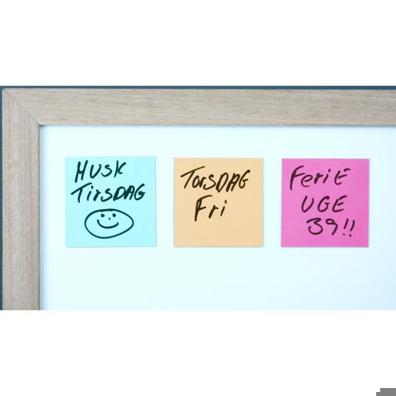 Magnetisk Post-it Lyslilla 75x75mm - Billede 2