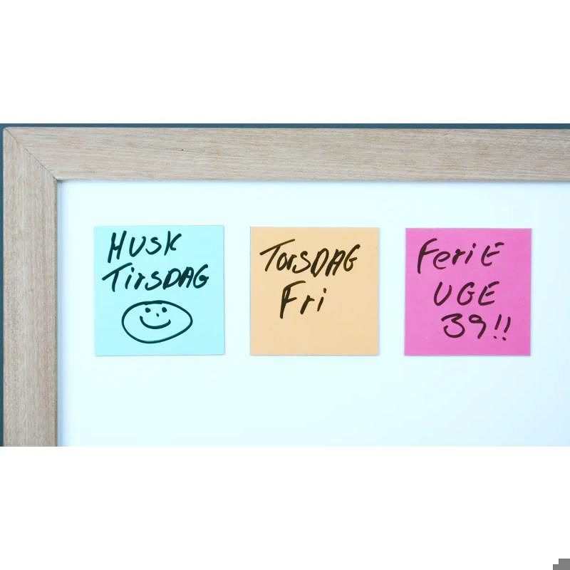 Magnetisk Post-it Turkis 75x75mm - Billede 2