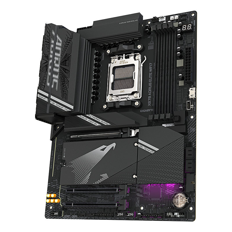 GIGABYTE X870 AORUS ELITE WIFI7 AMD X870 Sokkel AM5 ATX - Billede 4