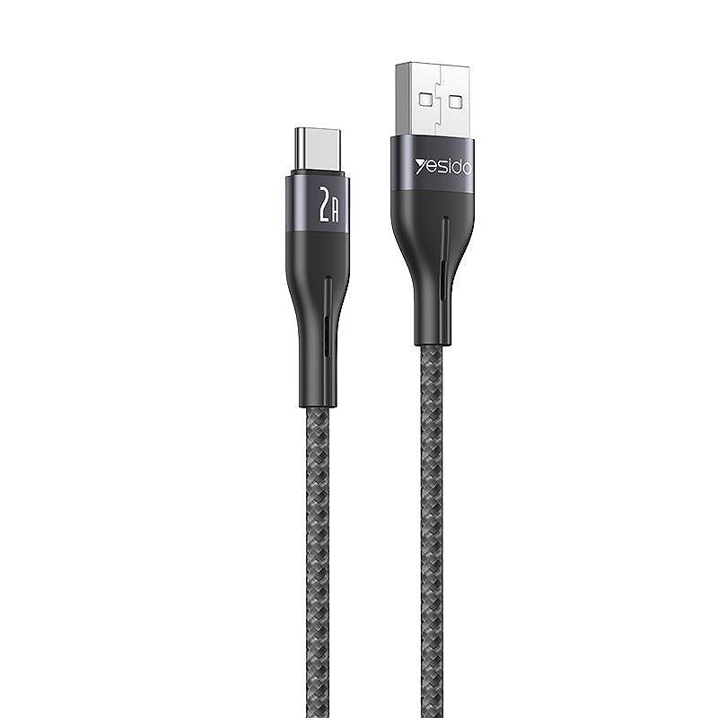 YESIDO CABLE CA121 18W USB/TYPE-C 1M 2A BLACK
