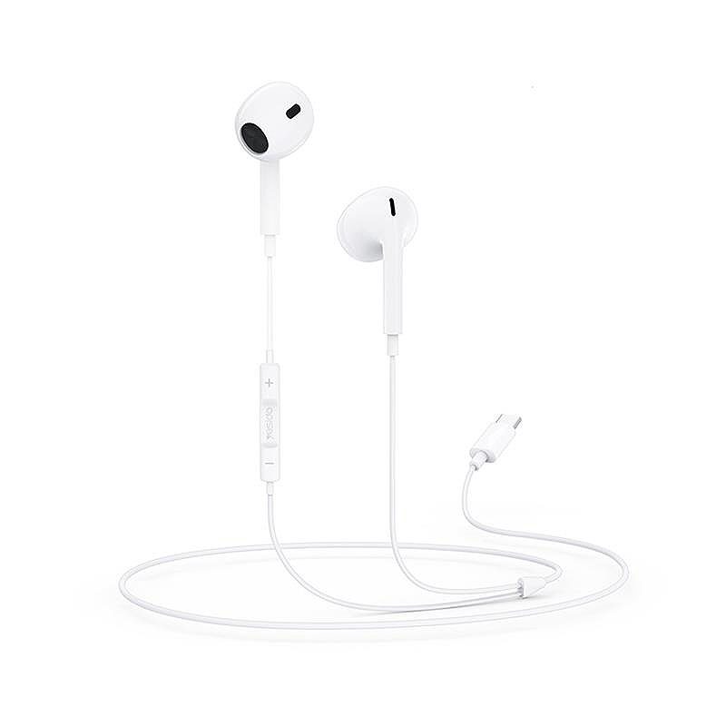 YESIDO EARPHONES YH38 TYPE-C 120CM WHITE