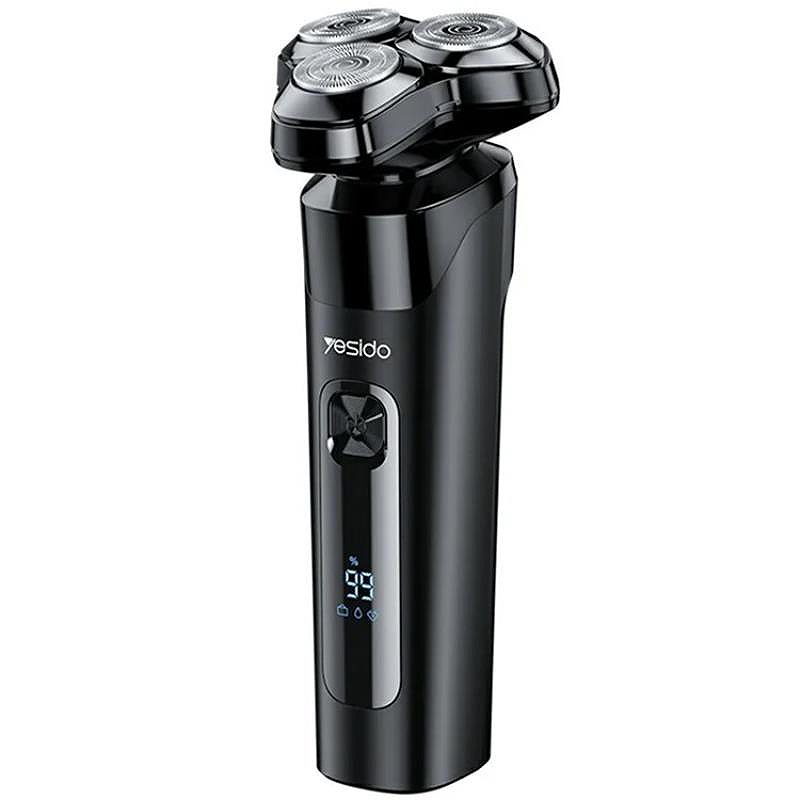 YESIDO Electric Shaver MG05 600mAh IPX7 + 3 Steel Blades, BLACK