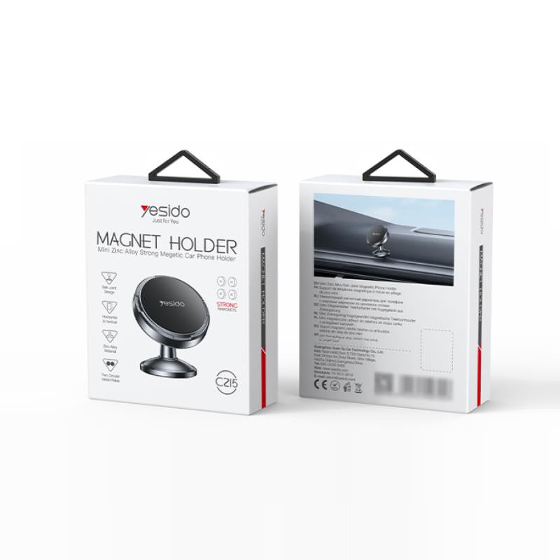 YESIDO MAGNETIC CAR HOLDER C215 BLACK - Billede 2
