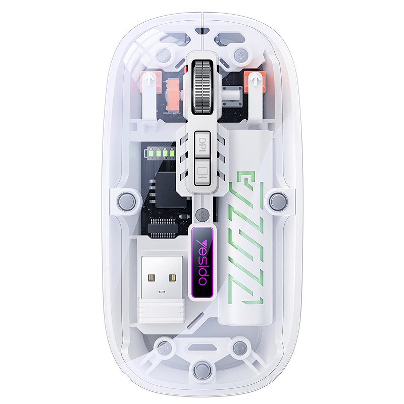 YESIDO WIRELESS MOUSE KB29 400mAh 2.4GHz WHITE