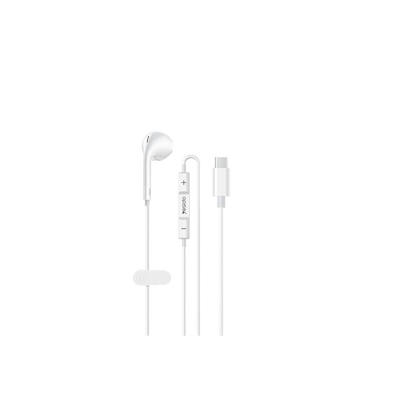 YESIDO EAR PHONES YH55 TYPE-C 120CM WHITE