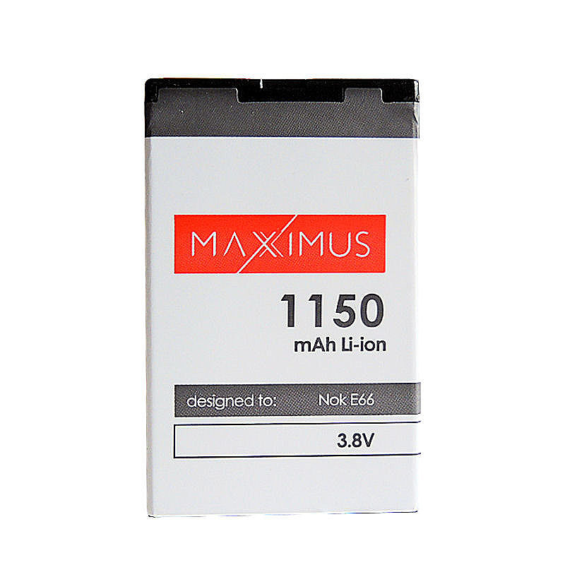 BATTERY MAXXIMUS NOKIA E66 1150mAh Li-ion  BL-4U